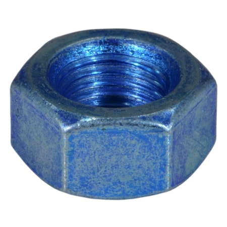 Midwest Fastener Hex Nut, M12-1.25, Steel, Class 8, Zinc Blue, 10 PK 73664